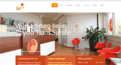 Desktop Screenshot of physioteamsursee.ch